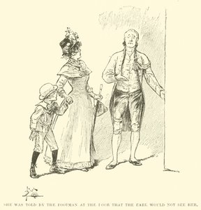 Illusztráció a kis Lord Fauntleroy számára alkotó: Reginald Bathurst Birch
