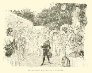 Illusztráció a kis Lord Fauntleroy számára