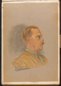 Egy brit tiszt portréja, 1915. július (rajz) alkotó: Reginald Copleston Bond