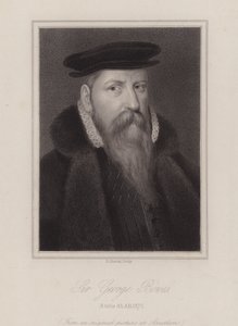 Sir George Bowes, angol katona (metszet) alkotó: Reginald Easton