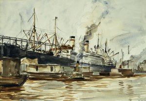 Dokk jelenet alkotó: Reginald Marsh
