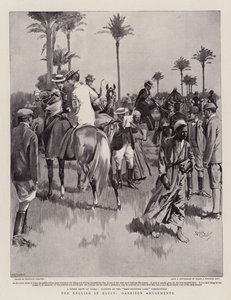 Egy angol Egyiptomban, Garrison Amusements (litográfia) alkotó: Reginald Thomas Cleaver