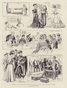Szállodai és panziós jegyzetek Milánóban és az olasz tavaknál (litho) alkotó: Reginald Thomas Cleaver