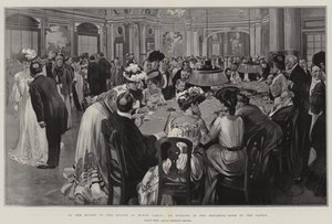 A Monte-Carlói szezon fénykorában, egy este a kaszinó rulett-termében (litho) alkotó: Reginald Thomas Cleaver