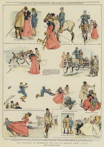 Marmaduke és Tot udvarlása, kivonat egy naplóból (chromolitho) alkotó: Reginald Thomas Cleaver
