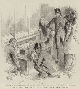 A szabványos yard és font (litho) tesztje alkotó: Reginald Thomas Cleaver