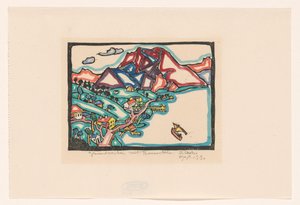 Gmünder See Traunsteinnel (eredeti cím az objektumon) alkotó: Reijer Stolk (signed by artist)