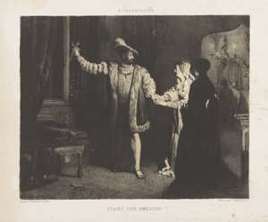 Epizód Frans I életéből Frans den Eerste (cím a tárgyon)