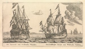 A holland "Paerrel" és "Dubbelen Arent" hajók alkotó: Reinier Nooms