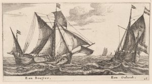 Egy Boeier és egy Galliot alkotó: Reinier Nooms, called Zeeman