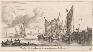"Tocht Schuiten" vagy Spaarndam halászhajók alkotó: Reinier Nooms, called Zeeman