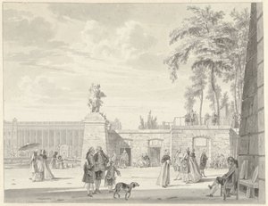 A Tuileries-kert Párizsban alkotó: Reinier Vinkeles (I)