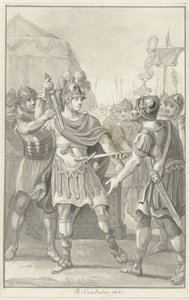 Germanicus hűséget fogad Tiberiusnak alkotó: Reinier Vinkeles (I)