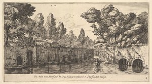 M. de Nue kertje S. Marceau külvárosán kívül Párizs közelében, 17. század. alkotó: Reinier Zeeman