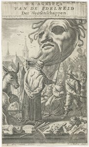 Rajzfilm a művészetekről Címlap ehhez: J. Oudaen, Agrippa, A tudományok hiúságából, 1661