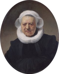 Aechje Claesdr portréja. Pesser alkotó: Rembrandt van Rijn