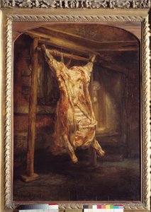 Marha kéreg Marhahús hasított külön-külön. Harmensz Van Rijn Rembrandt (1606-1669) festménye alkotó: Rembrandt van Rijn
