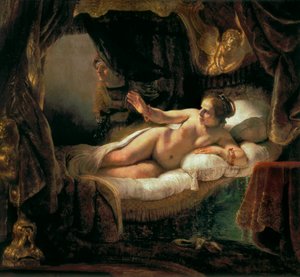 Danae alkotó: Rembrandt van Rijn