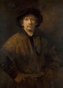 ""Grand autoportré"" (nagy önarckép) Peinture de Rembrandt van Rhijn (1606-1669) 1652 Művészettörténeti Múzeum, Vienne alkotó: Rembrandt van Rijn
