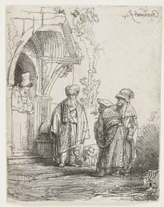 Jákob és Lábán alkotó: Rembrandt van Rijn