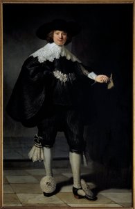 Maertens Soolmans portréja Harmensz Van Rijn Rembrandt festménye (1606-1669) 1634 Magángyűjtemény - Maertens Soolmans portréja. Harmensz Van Rijn Rembrandt (1606-1669) festménye alkotó: Rembrandt van Rijn