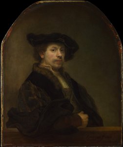 Önarckép 34 évesen alkotó: Rembrandt van Rijn