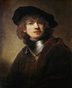 Önarckép a Gorgerin festményén, Harmenszoon Van Rijn Rembrandt festménye alkotó: Rembrandt van Rijn