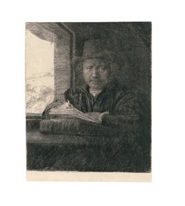 Önarckép ablakon, 1648 alkotó: Rembrandt van Rijn