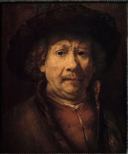 Kis önarckép (Festmény, 1666 körül) alkotó: Rembrandt van Rijn
