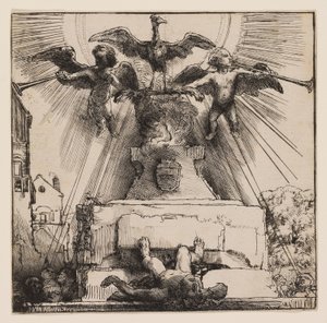 A Főnix vagy a Megdöntött szobor alkotó: Rembrandt Harmensz. van Rijn