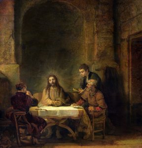 Vacsora Emmausban alkotó: Rembrandt van Rijn