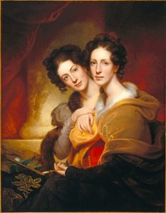 A nővérek (Eleanor és Rosalba Peale) alkotó: Rembrandt Peale