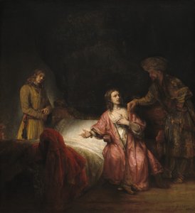 Józsefet Potifár felesége vádolja, 1655.