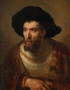 A filozófus c. 1653. Alkotók: Rembrandt Workshop, Willem Drost.