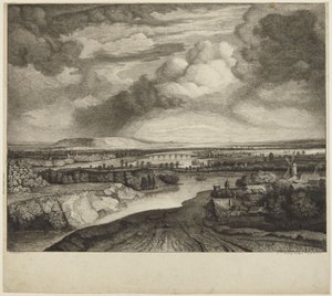 „Vihar” Rembrandt után alkotó: Rembrandt van Rijn