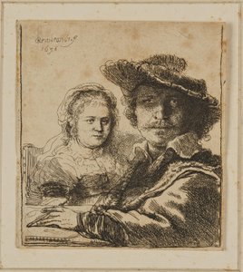 Egy festő és felesége alkotó: Rembrandt van Rijn