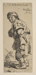 Egy paraszt kiált: T is vinnich kout, 1634. alkotó: Rembrandt van Rijn