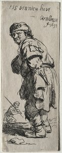 Egy paraszt kiált: nagyon hideg van, 1634. alkotó: Rembrandt van Rijn