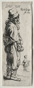 Egy paraszti válasz: ez semmi, valószínűleg 1634. alkotó: Rembrandt van Rijn