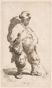 Egy férfi, aki vizel alkotó: Rembrandt van Rijn