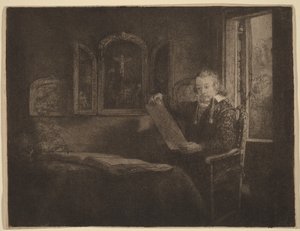 Abraham Francen alkotó: Rembrandt van Rijn