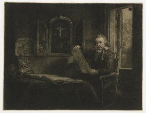 Abraham Francen, patikus alkotó: Rembrandt van Rijn