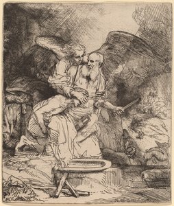 Ábrahám áldozata alkotó: Rembrandt van Rijn