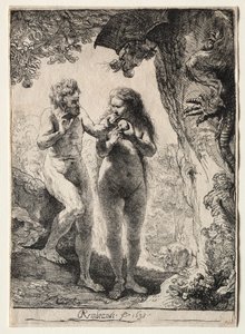 Ádám és Éva, 1638. alkotó: Rembrandt van Rijn