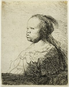 Egy afrikai nő alkotó: Rembrandt van Rijn