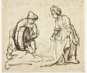 Boáz és Ruth alkotó: Rembrandt van Rijn