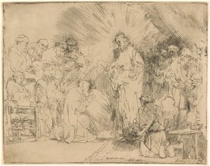 Krisztus megjelenése az apostoloknak alkotó: Rembrandt van Rijn