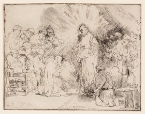Krisztus megjelenése az apostoloknak alkotó: Rembrandt van Rijn