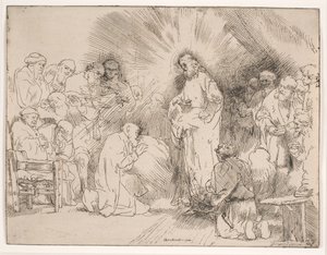 Krisztus megjelenése az apostoloknak alkotó: Rembrandt van Rijn