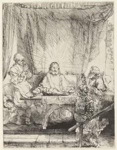 Krisztus Emmausban alkotó: Rembrandt van Rijn